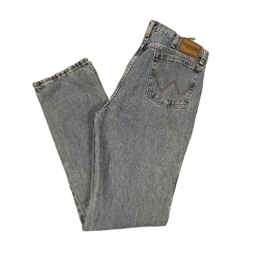 Wrangler Jeans Rugged Wear Classic Fit Straight leg 36x38 "Rough" wash indigo